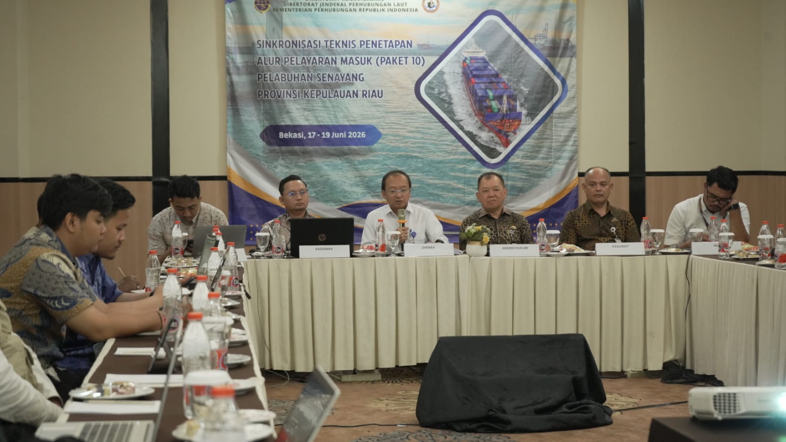 Kemenhub Sinkronkan Aspek Teknis Penetapan Alur Pelayaran Masuk Pelabuhan Senayang